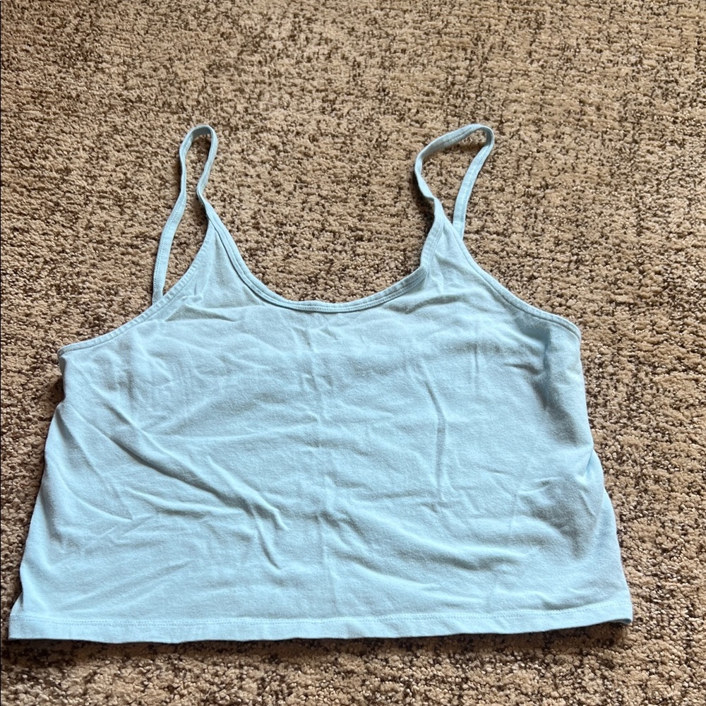 American Eagle Light Blue Tank Top